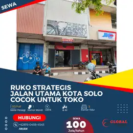 Ruko Strategis Lokasi Premium di Jalan Utama Solo
