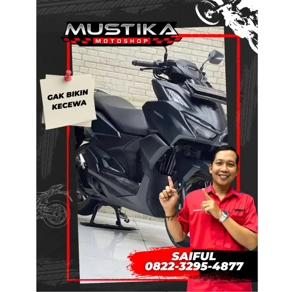 Perfect Condition!!Honda Vario 160cc ABS 2022 Black Mulus-Mustika
