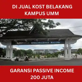DIJUAL KOST OKUPANSI TINGGI 4 MENIT KE KAMPUS