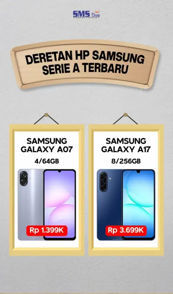 SAMSUNG A07 RAM 8GB INTERNAL 256GB