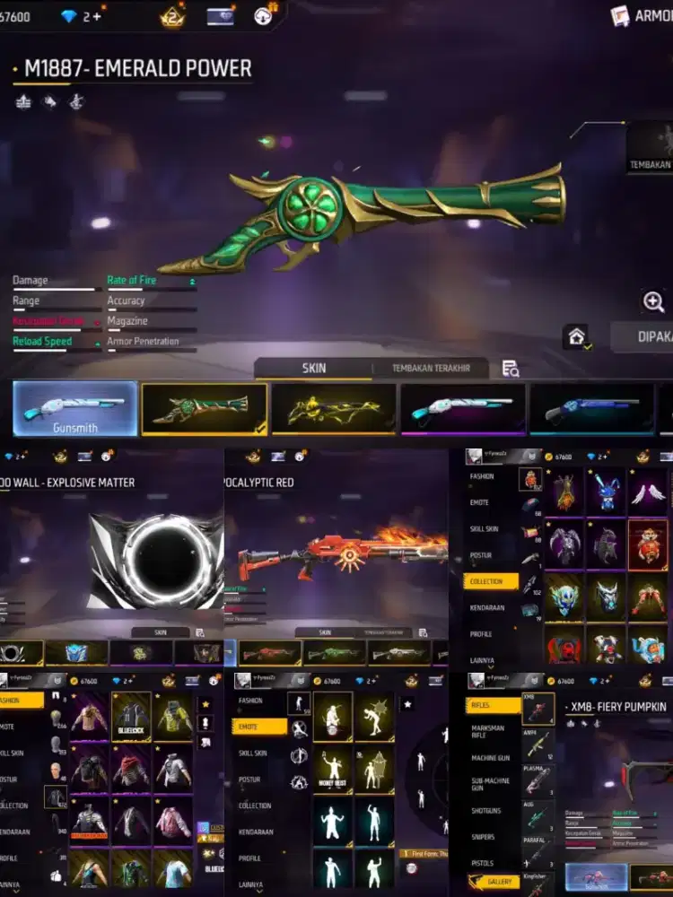 JUAL AKUN GAME FREE FIRE SULTAN MURAH