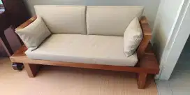 Sofa kursi minimalis kayu jati