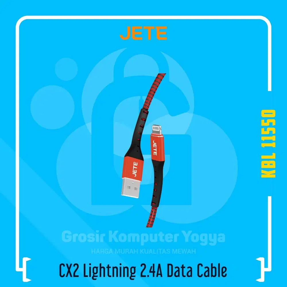 Jete CX2 Type-C 2.4A Fast Charging Data Cable Kabel