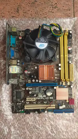 Motherboard Asus plus processor+fan