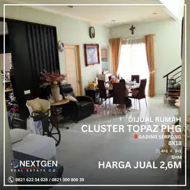 Dijual Rumah Topaz PHG Gading Serpong