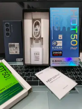 Infinix hot 50 pro plus layar curved baru 1 bulan
