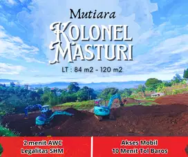 KAVLING CIPAGERAN - CIMAHI KOLONEL MASTURI LOKASI SEJUK ASRI DAN AMAN