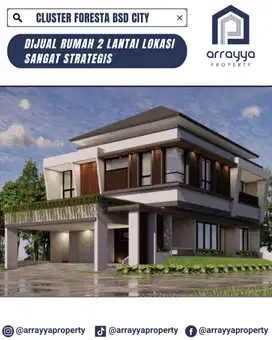 RUMAH MEWAH 2 LANTAI CLUSTER FORESTA BSD ,ARB128,