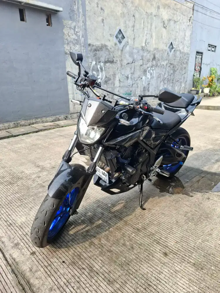 Yamaha MT25 2015 Modif Naked/Street Ban Besar Nego!