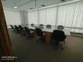 SEWA KANTOR DI JAKARTA SELATAN KUNINGAN 228M2 SEMI FURNISHED 175K NEGO