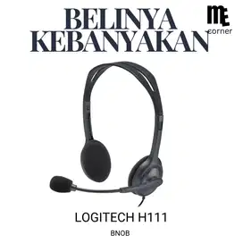 HEADSET Logitech H111 Stereo Headset Cable 3.5 mm