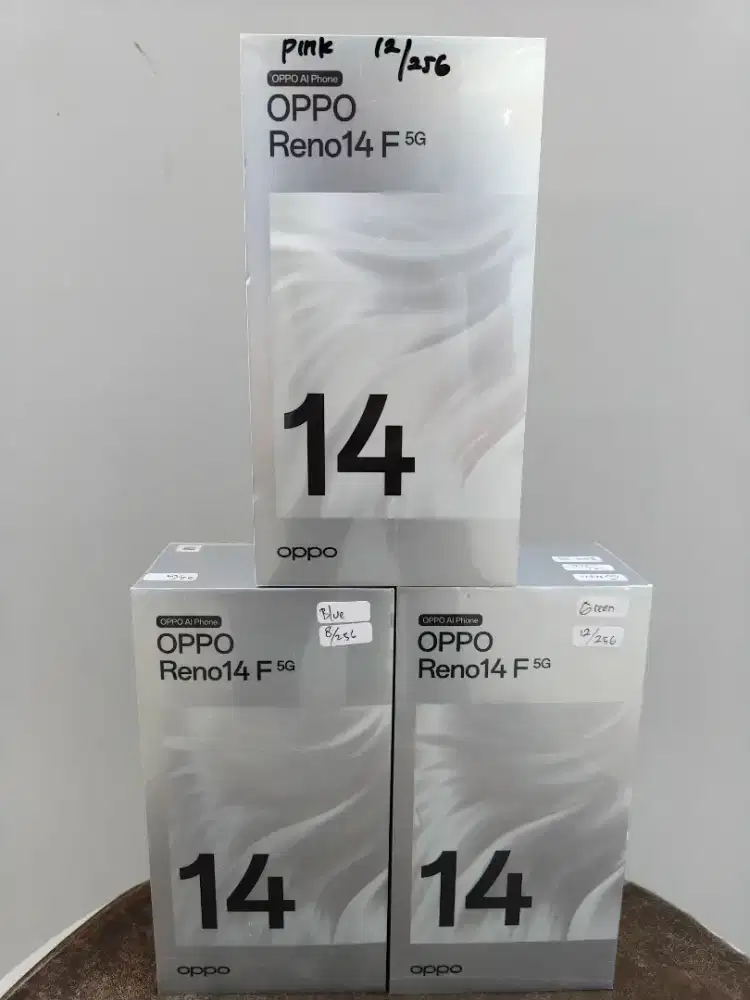Promo New OPPO Reno 14F 5G 12+12GB/256GB
