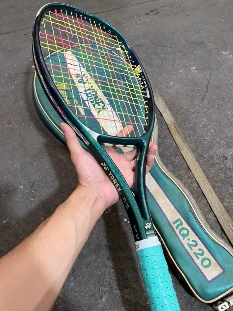 RAKET TENIS YONEX RQ 220SP ORIGINAL JAPAN SIAP PAKAI FREE GRIP CADANGA