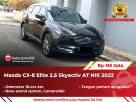 [ GARANSI 5TH ] Mazda CX-8 CX8 CX 8 Elite 2.5 Skyactiv AT Hitam 2022/2