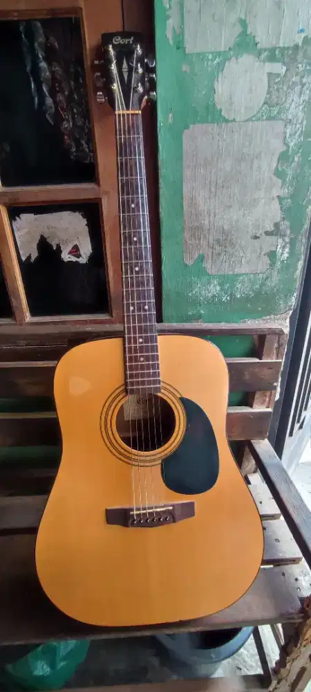 gitar akustik elektrik cort ad810 op original