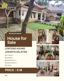 Rumah cluster di Lenteng agung Jakarta Selatan