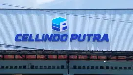 Huruf timbul akrilik tidak nyala