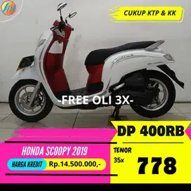 DP HANYA 400RIBU KREDIT HONDA SCOOPY 2019 ANGSURAN SANGAT RINGAN