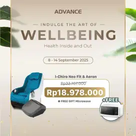 KURSI PIJAT ADVANCE BISA CICILAN BUNGA 0%, FREE 2X CICILAN