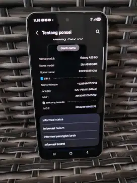 Samsung galaxi A55 Ram 8/256