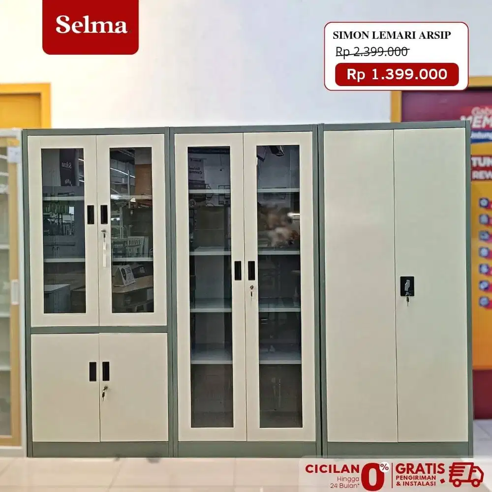 Lemari arsip bahan metal
