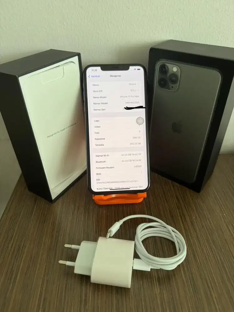 iPhone 11 Pro Max 256gb Resmi Indo Fullset