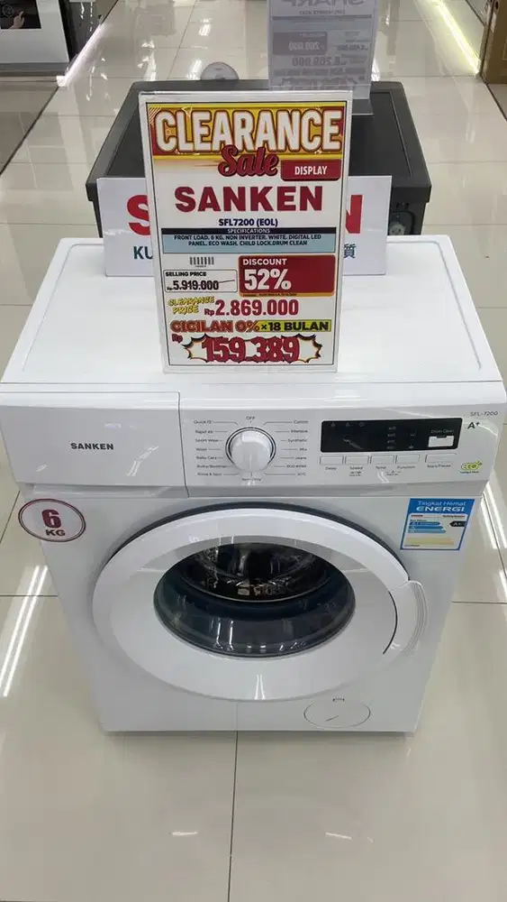 Sanken Mesin Cuci