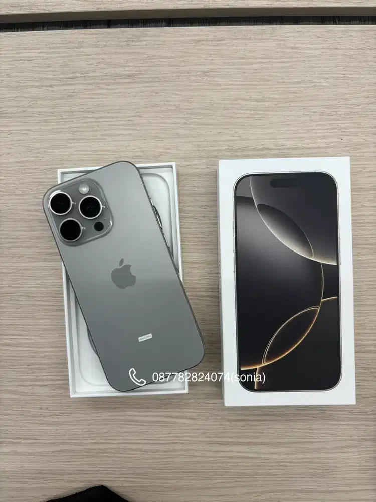 Cicilan 0% iPhone 16 pro 128GB bebas 2 kali angsuran home credit