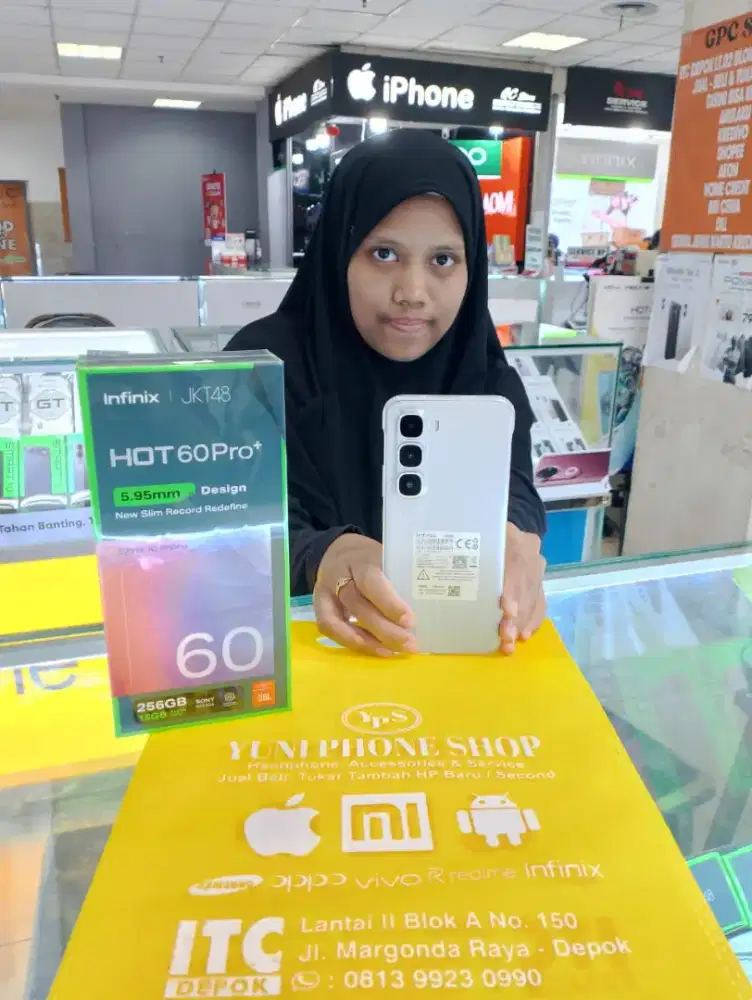 Infinix hot 60 pro plus ram 8/128gb garansi resmi bisa di anter