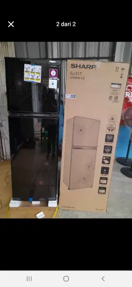 KULKAS 2 PINTU SHARP SJ-317 MG