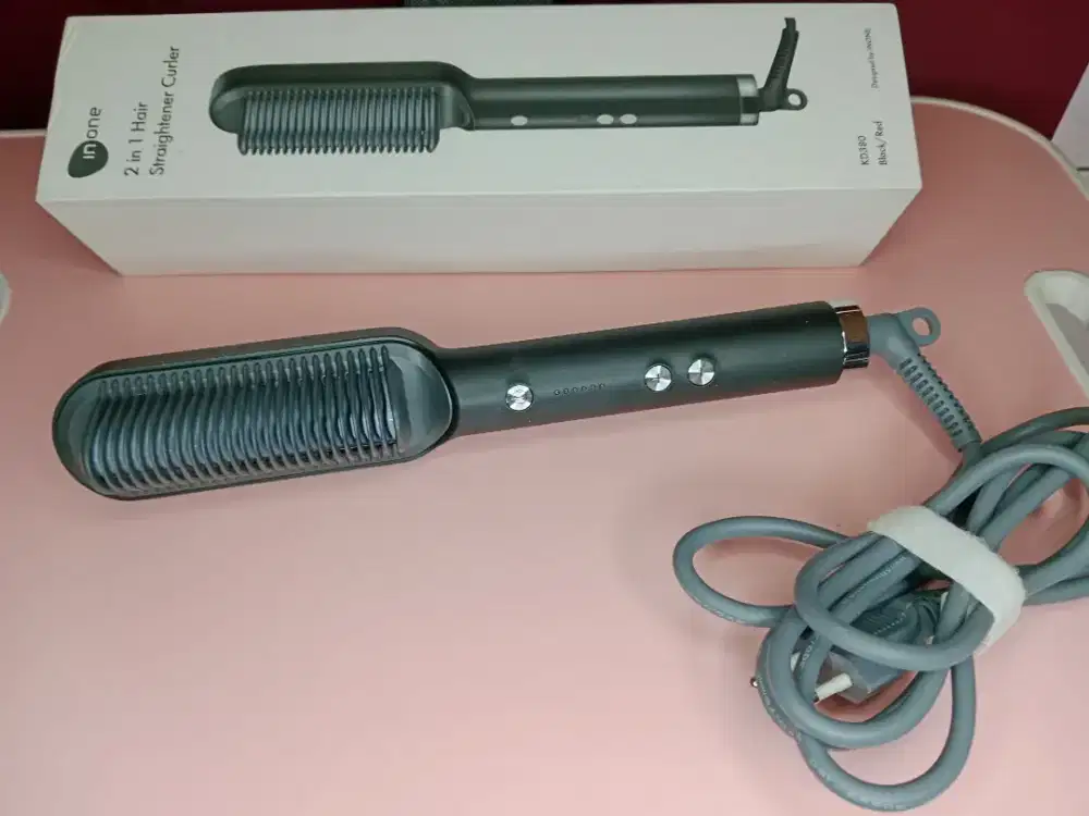 In One 2in1 Hair Straightener Curler