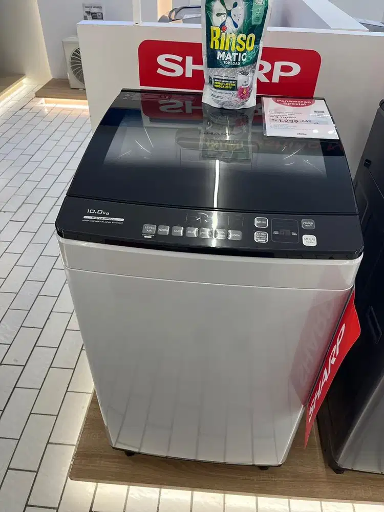 SHARP ES-M1000T-WASH MACH TOP LOADING 10KG