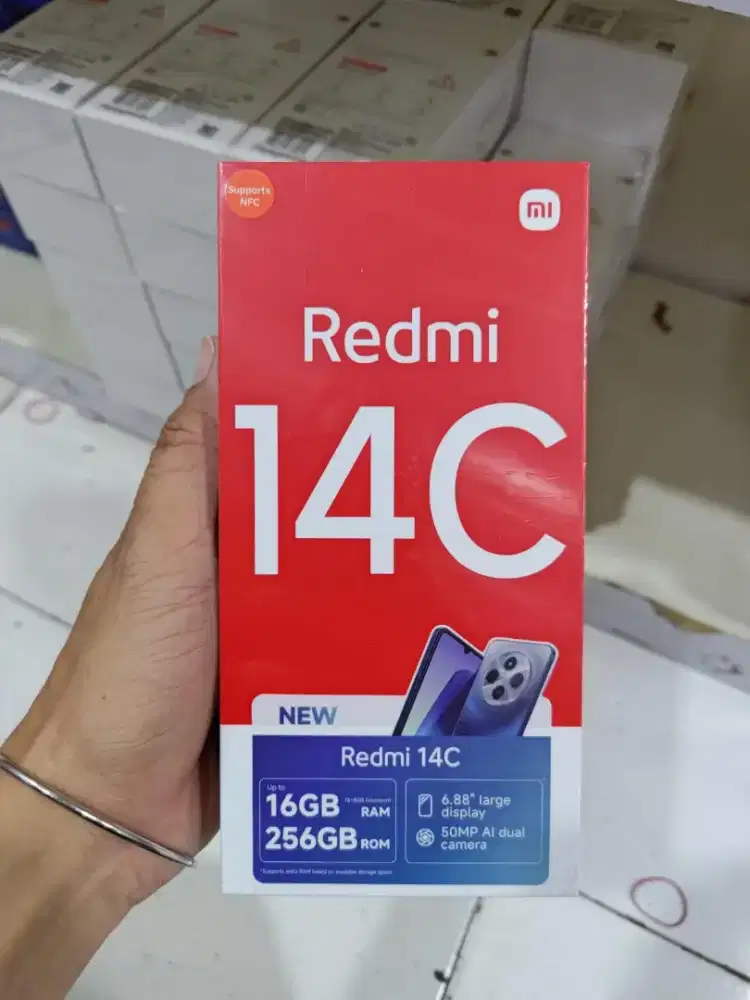 Redmi 14c ram 6/128gb garansi resmi bisa dianter