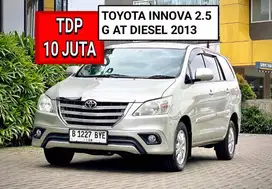 TOYOTA INNOVA 2.5 G AT DIESEL 2013 SILVER PROMO MURAH DP MINIM 10 JUTA