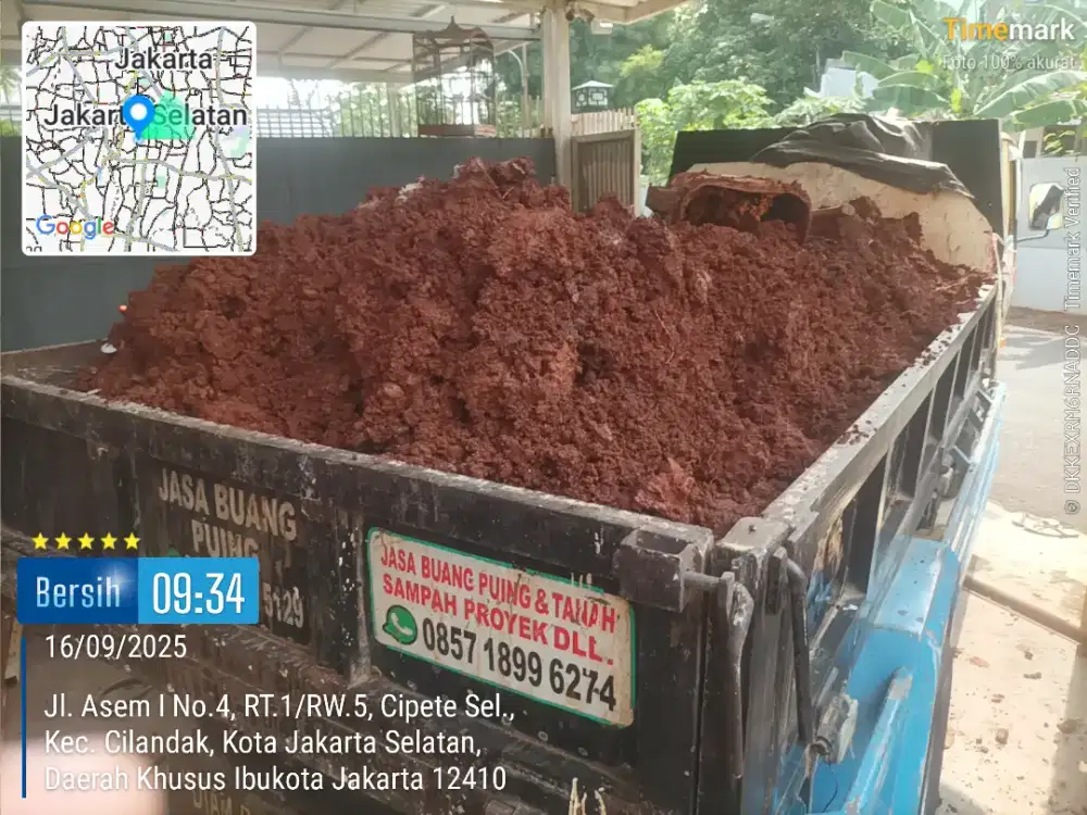 Jasa buang puing dan angkut sampah