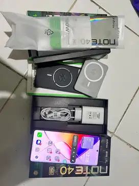 Infinix Note 40 Pro + 12/256 5G LIKE NEW BARU 11 HARI