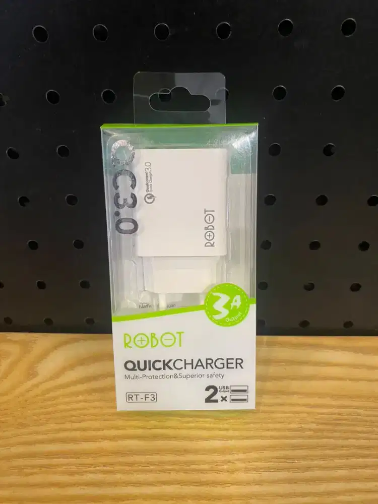 Robot RT-F3 Dual USB Charger Qualcomm QC3.0 18W 2USB Quick Charge