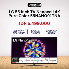 LG 55 Inch TV Nanocell 4K Pure Color 55NANO91TNA