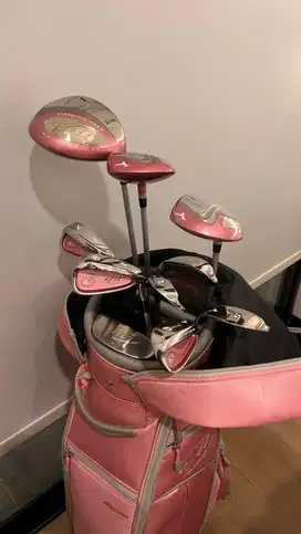 Full set golf japan ladies mizuno efil pink original