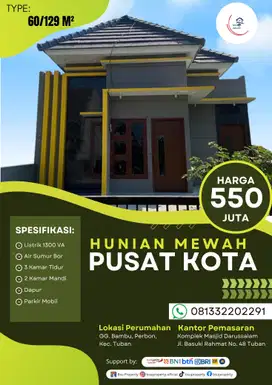 HUNIAN MEWAH PUSAT KOTA TUBAN