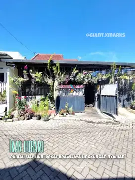 Rumah lingkungan nyaman di ikan gurami Lowokwaru Malang