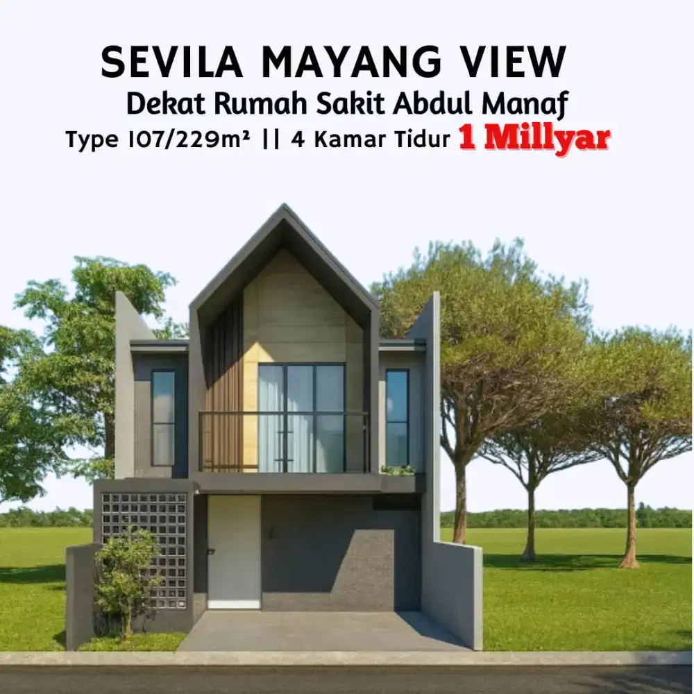 RUMAH GAYA  SCANDINAVIAN KOTA JAMBI