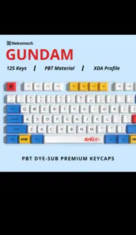 keycaps gundam sesuai pict