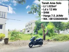 Jual Tanah Area Solo Bisa Untuk Rumah Mewah Atau Di Kavling