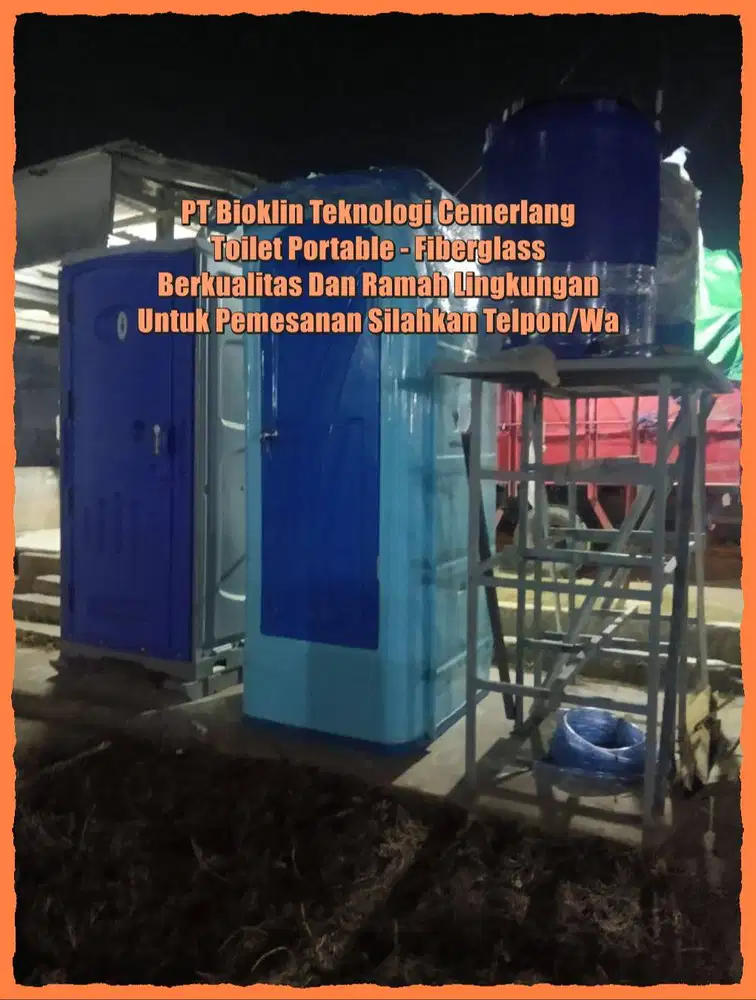 Toilet Fiberglass, Toilet Premium, Toilet Portable, Anti Penuh dan Sia