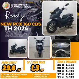 BISA CASH KREDIT HONDA NEW PCX 160 CBS TH 2024 MULUS BERGARANSI