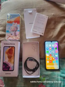 Samsung M15 5G 6/128 gb Fullsett Ada Lecet Pemakaian