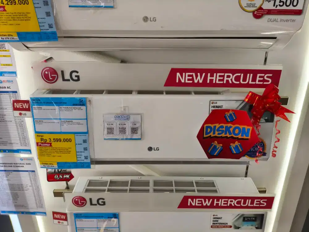Promo AC LG 0.5 PK Inverter Bisa Cicilan Tanpa DP Gratis 2x Cicilan