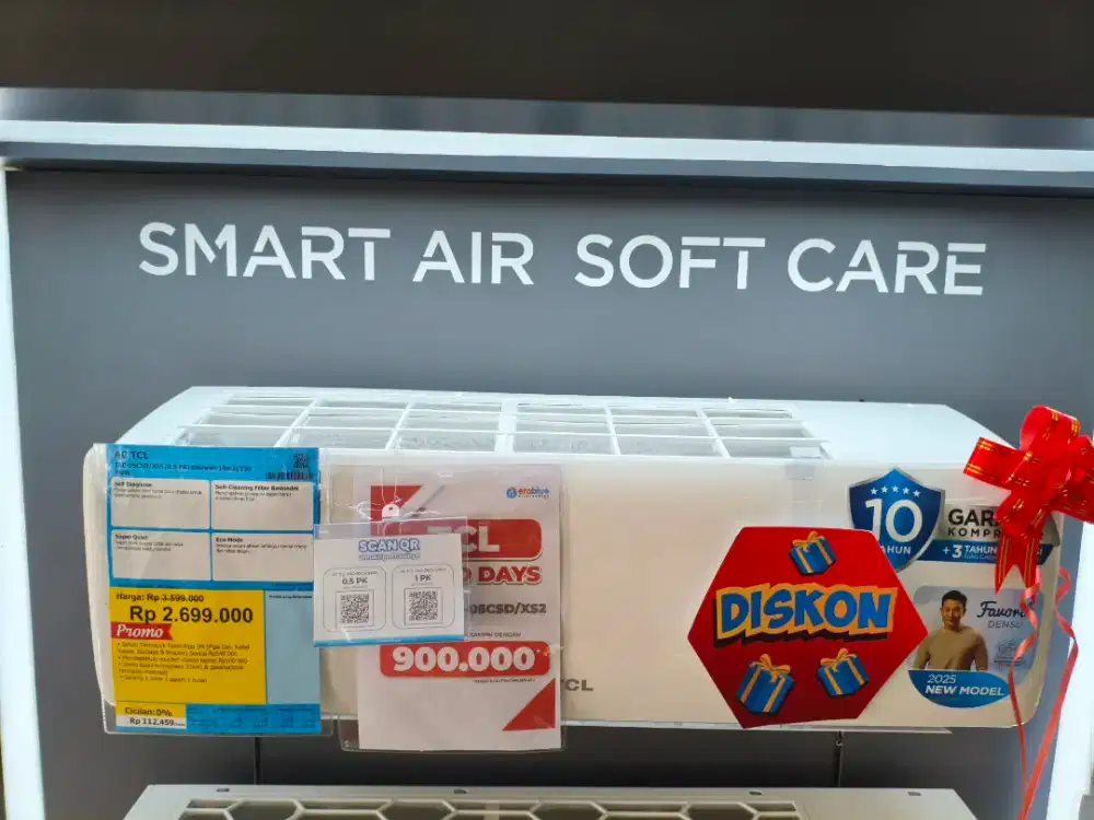 Promo AC 0.5 PK Midea Bisa Cicilan Tanpa DP Gratis 2x Cicilan