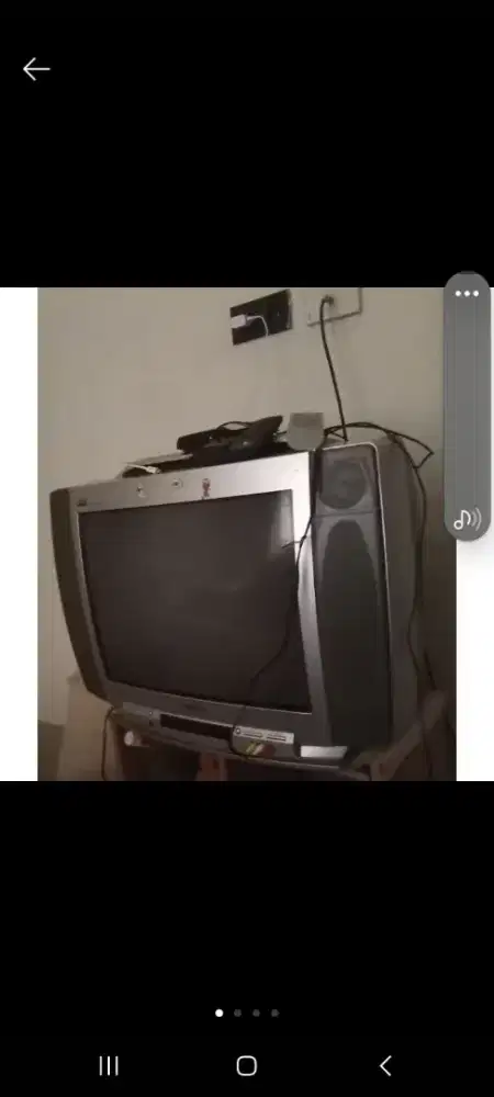 Tv tabung polyrron 21 kondisi tidak jalan belum cek teknisi